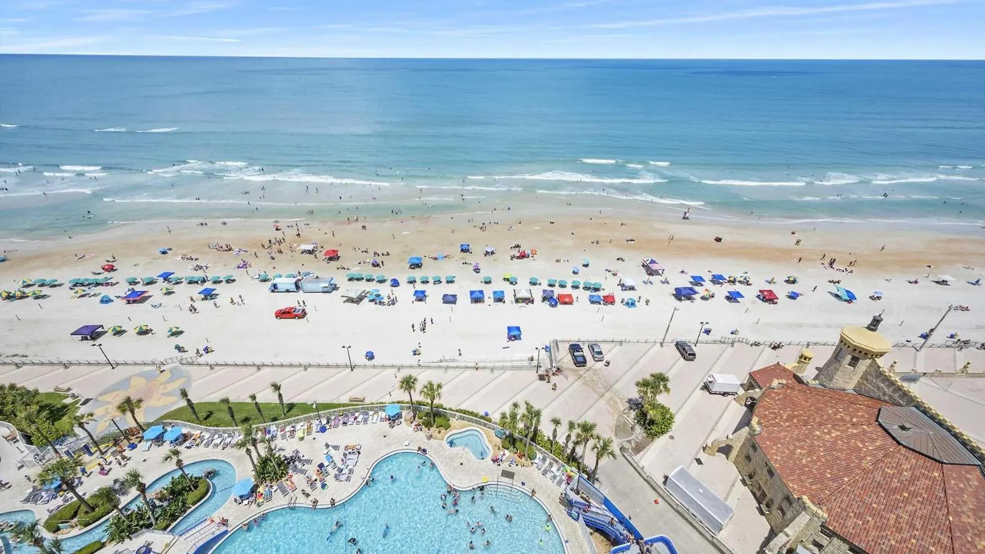 Luxury 16Th Floor 1 Bedroom Condo Direct Oceanfront Wyndham Ocean Walk Resort Daytona Beach | 1610 미국